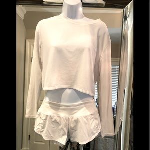 Lululemon White long sleeve top